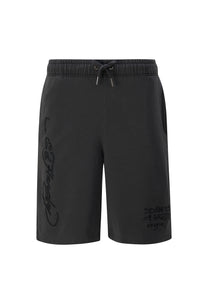 Mens Nu-Dragon Back Sweat Shorts - Black