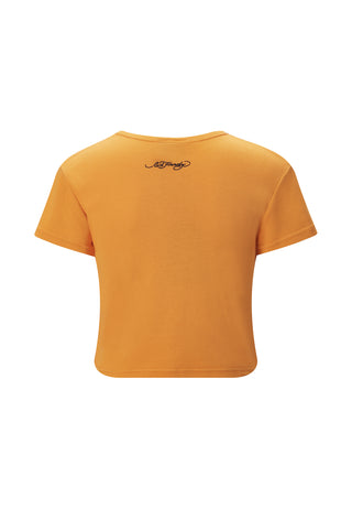 T-Shirt Bébé Skunk-Power - Orange Délavé