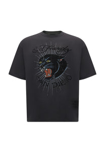 Mens Panther-Diego T-Shirt - Black